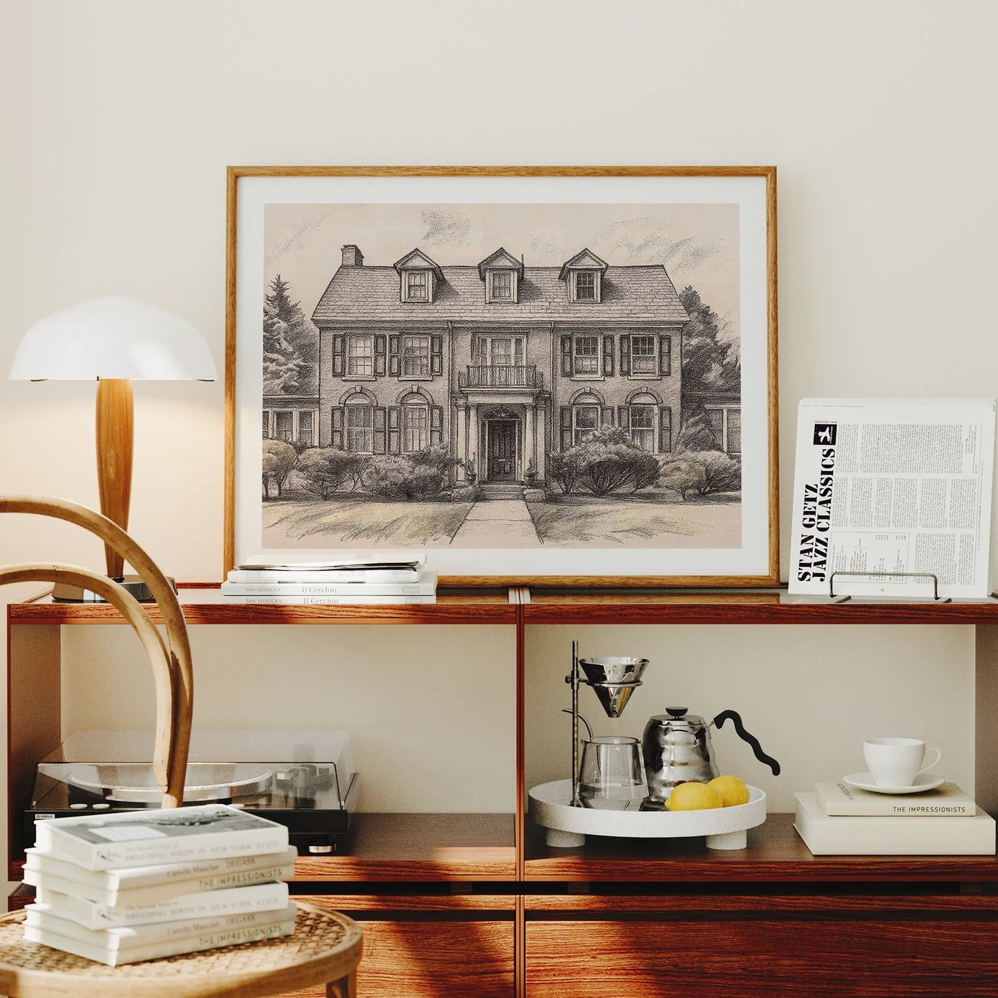 Pencil Sketch - House