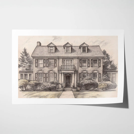 Pencil Sketch - House